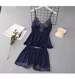 Imagen de Conjunto de Pijama de Satén Suave