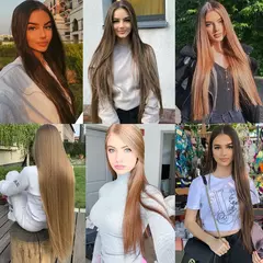 Imagen de Extensión de Cabello Natural sin Clips