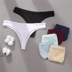 Tanga de Algodón Básica - comprar en línea