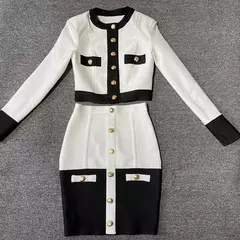 Vestido Falda Conjunto de Dos Piezas en internet