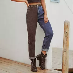 Pantalón Recto de Mezclilla con Estilo Moderno - tienda en línea