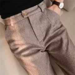 Imagen de Pantalones de Tubo Lana Mujer