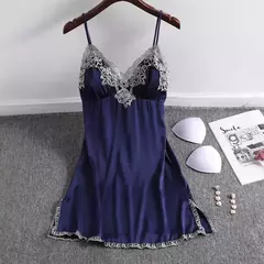Pijama de Satén con Tirantes