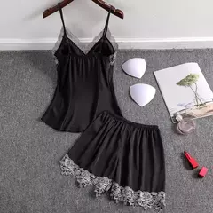 Pijama de Satén con Tirantes - comprar en línea