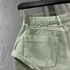 Shorts Cortos Rasgados con Borlas - comprar en línea