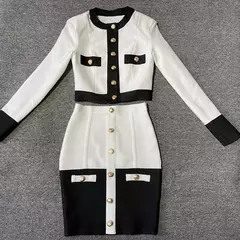 Vestido Falda Conjunto de Dos Piezas