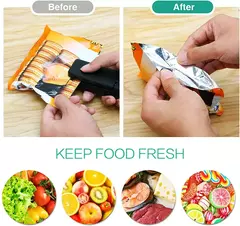 Imagen de Mini sellador de Bolsas 2 en 1, Portátil Pecargable.