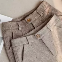Pantalones de Tubo Lana Mujer - tienda en línea