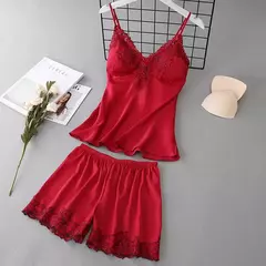 Conjunto de Pijama de Satén Suave en internet