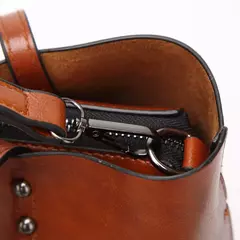 Bolso Cuero Doble Correa - comprar en línea