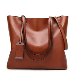 Bolso Cuero Doble Correa