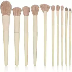 Juego de 10 Unidades Brochas de Maquillaje