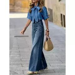 Pantalones Vintage Cintura Alta - tienda en línea