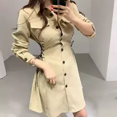 Elegancia Negra y Caqui Sensual