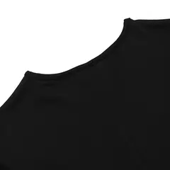 Vestido Negro de Manga Larga
