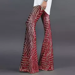 Pantalones Acampanados Lentejuela - comprar en línea
