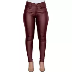 Pantalones de Cuero PU Ajustados