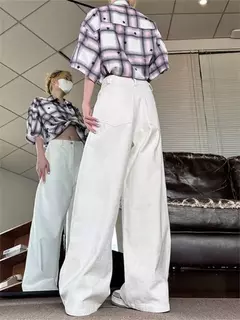 Jeans de Cintura Alta - Estilo Casual en internet