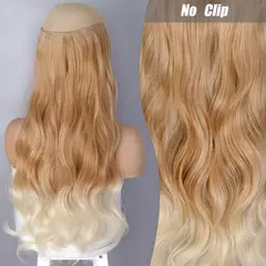 Extensión de Cabello Natural sin Clips