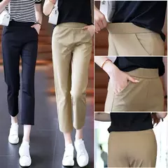 Pantalones de cintura alta, ajustados para mujer en internet