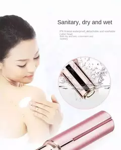 Depiladora Eléctrica Portátil con Forma de Lápiz Labial.