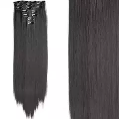 Imagen de Extensión de Pelo Largo y Liso Natural 16 Clips