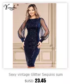 Vestido Ajustado de Lentejuelas Vintage - tienda en línea