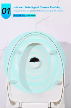 Sensor de Lavado Automático para Inodoro Bañó