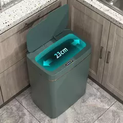 Cubo de basura con Sensor inteligente para cocina y baño, papelera impermeable - tienda en línea
