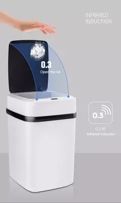 Cesto de Basura de 13L Táctil Inteligente.