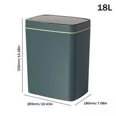 Cubo de basura con Sensor inteligente para cocina y baño, papelera impermeable - TOKO Directo a tu Puerta