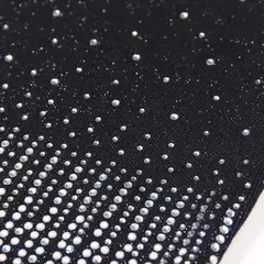 Vestido Ajustado Manga Larga (Diamantes)