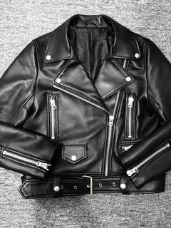 Chaqueta de Cuero Sintético Urbana - tienda en línea