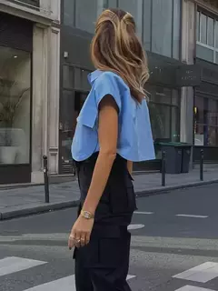 Blusa Corta Sin Mangas - TOKO Directo a tu Puerta