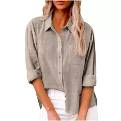 Camisas de lino y algodón para mujer. en internet