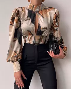 Camisa Estampada Holgada