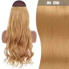 Extensión de Cabello Natural sin Clips