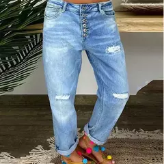 Jeans Agujeros Rotos para Mujer