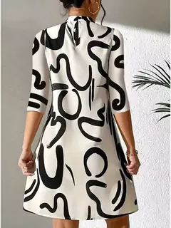 Minivestido Estampado Otoño en internet
