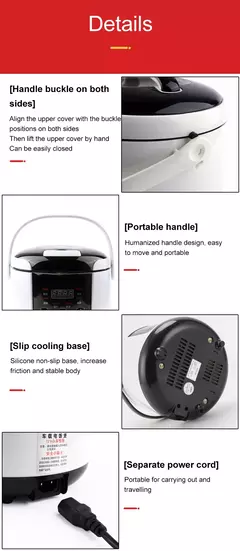 Imagen de Olla de Cocina Eléctrica a Presión.