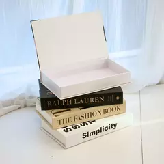 Imagen de Libros Falsos de Lujo para Decoración del Hogar.