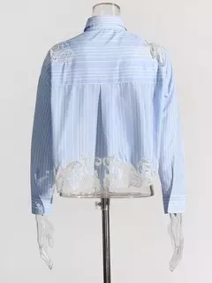 Camisa Elegante de Encaje - TOKO Directo a tu Puerta