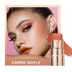 Imagen de Colorete multiusos 3 en 1, Brillo Facial tinte para ojos, mejillas y labios, resistente al agua.