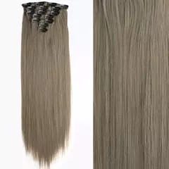 Extensión de Pelo Largo y Liso Natural 16 Clips - TOKO Directo a tu Puerta