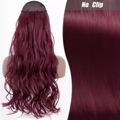 Extensión de Cabello Natural sin Clips