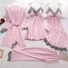 Conjunto de Pijama de Satén - comprar en línea