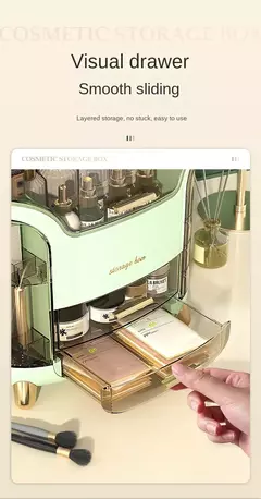 Caja Organizadora de Maquillaje de Gran Capacidad - TOKO Directo a tu Puerta