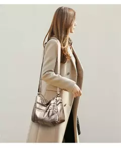 Bolso de hombro de cuero de lujo para mujer, bandolera de diseñador, a la moda,