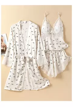Imagen de Conjunto de Pijamas de 3 Piezas