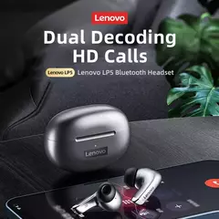 Imagen de Original Lenovo LP5 auricular inalámbrico Bluetooth carga rápida anti agua.